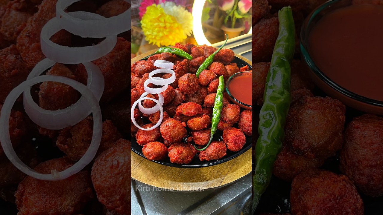 Trending recipe of crispy soya chunks #soyachunks #shorts Trending recipe of crispy soya chunks #soyachunks #shorts