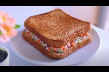 Healthy Sandwich Recipes For Weight Loss |How To Make a Healthy Delicious Vegetable Sandwich Recipes