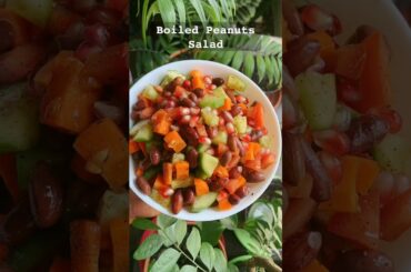 Healthy High Protein Peanut Salad | Nilakadalai Salad | Peanut Chaat #peanutsalad #proteinsalad