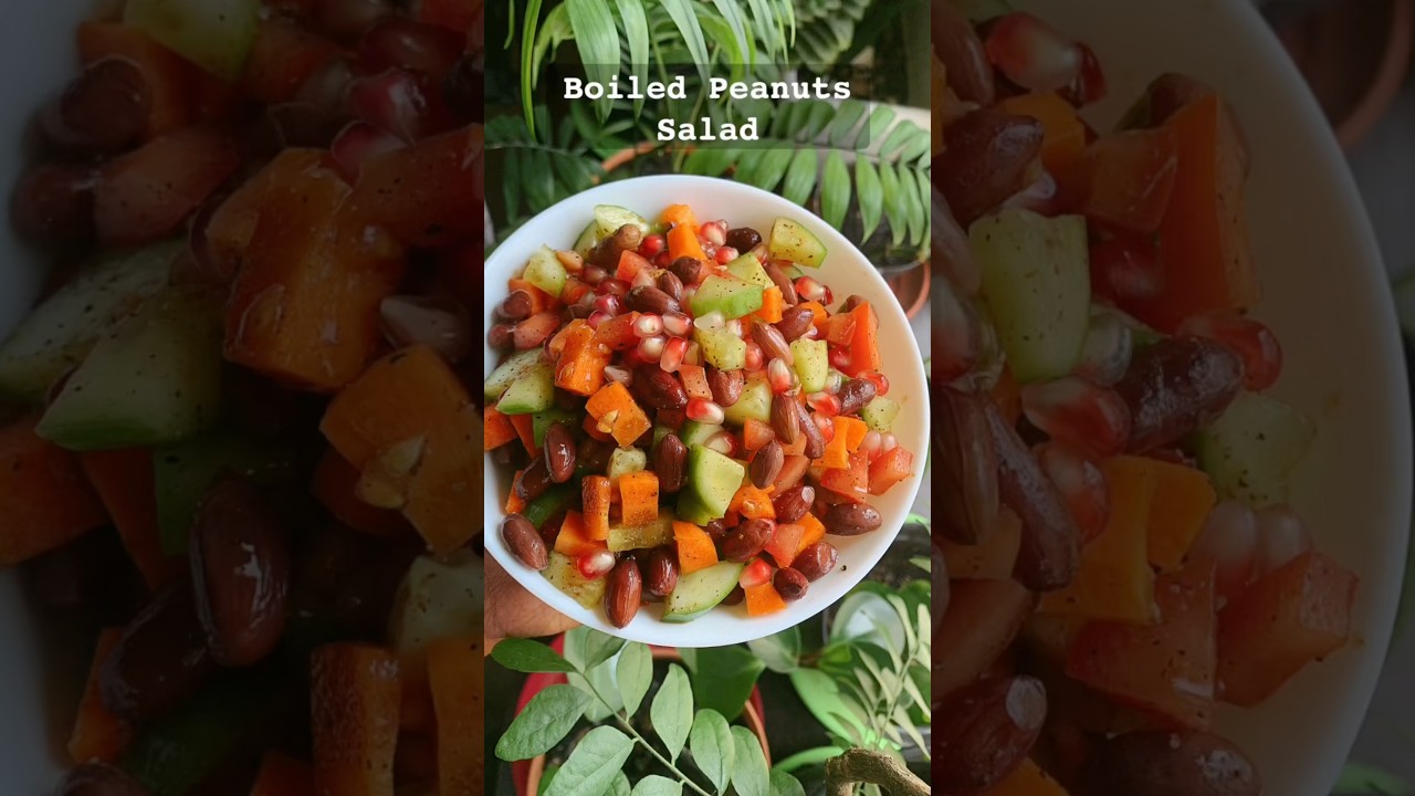 Healthy High Protein Peanut Salad | Nilakadalai Salad | Peanut Chaat #peanutsalad #proteinsalad Healthy High Protein Peanut Salad | Nilakadalai Salad | Peanut Chaat #peanutsalad #proteinsalad