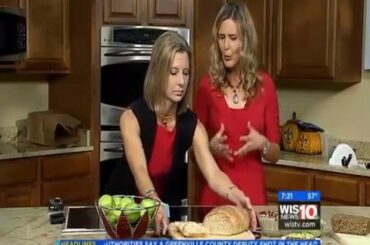 Lere' Robinson of Alive Again with healthy bread ideas