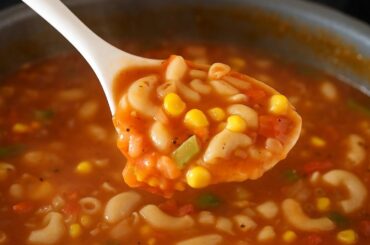 "Macaroni Soup Recipe | Quick & Healthy Pasta Soup | Easy Dinner Recipe for Kids & Family"