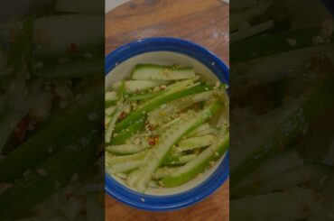 Cucumber salad | healthy salad #food #recipe #dishtodelicious #cooking #salad #foodie #recipevideo