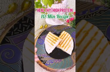 High Protein Chickpea Wrap | Healthy Lunch/Dinner Wrap Recipe for Weight Loss #shorts