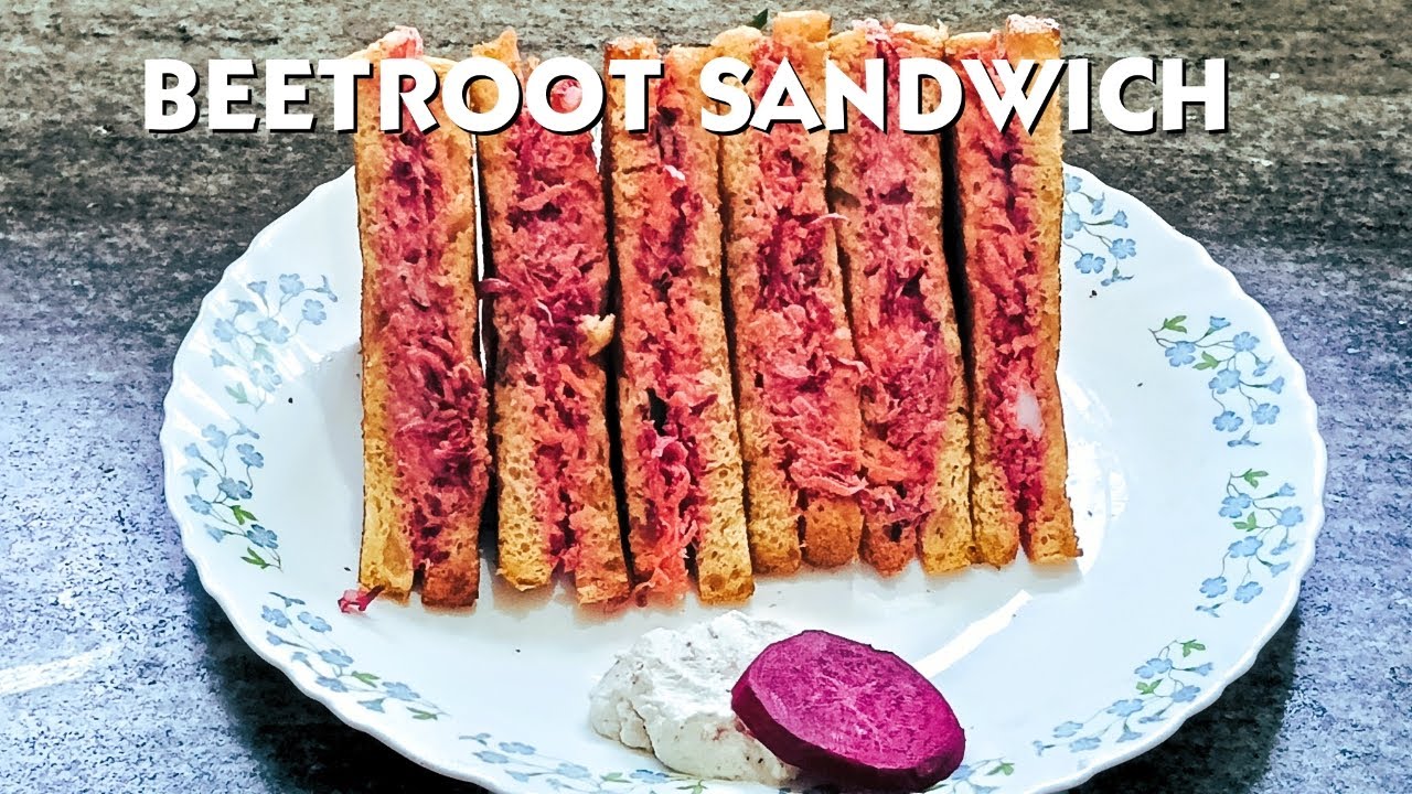 Beetroot Sandwich Recipe & Instant Homemade Eggless Mayonnaise Recipe Beetroot Sandwich Recipe & Instant Homemade Eggless Mayonnaise Recipe