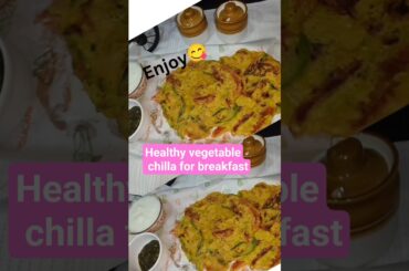 Vegetable Chilla for weightloss#breakfast #ytshorts#shorts#viralplzz#nashta #healthy