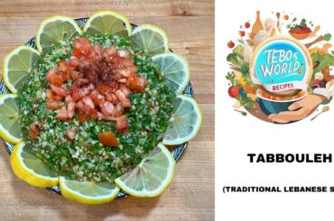 Easy Tabbouleh Recipe at Home | Lebanese Salad Recipe