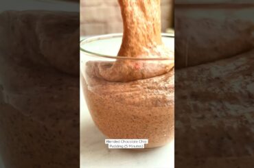 NATURALLY SWEET Blended Chocolate Chia Pudding -your new favorite healthy breakfast, snack, dessert