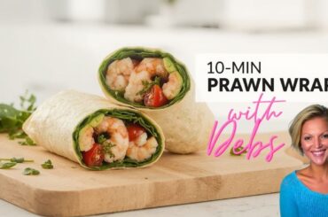 10-Min Prawn Wrap Recipe | Healthy Dinner for Busy Moms