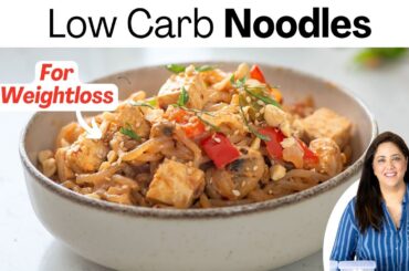 Weight Loss Noodle Recipe | High Protein Vegan Dinner Under 200 Calories!