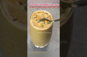 No-Fruit Weight Loss Smoothie | Burn Fat Fast Without Sugar & Milk #shorts #weightloss #youtubeshort