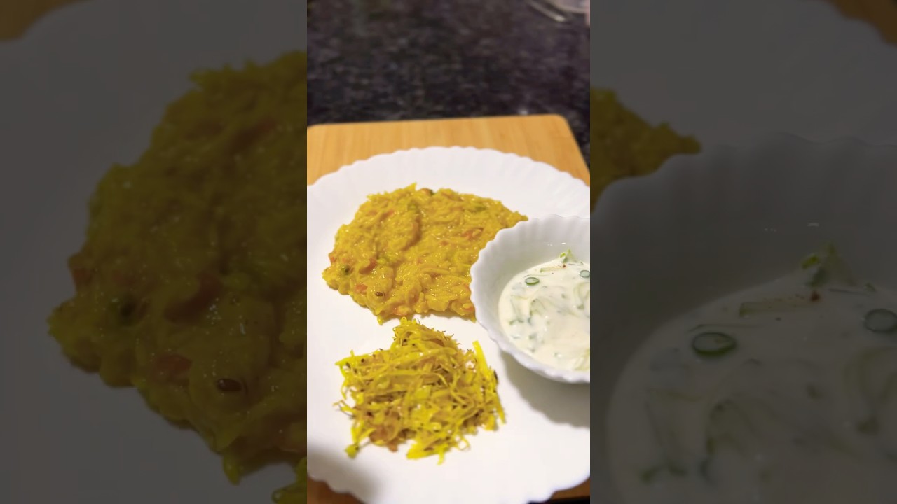 Healthy weight loss recipe | Moong Dal Khichdi +Cabbage Stir Fry+Cucumber Raita #shorts Healthy weight loss recipe | Moong Dal Khichdi +Cabbage Stir Fry+Cucumber Raita #shorts