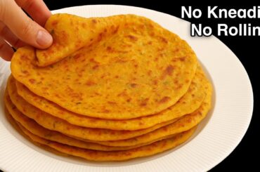 No Kneading, No Rolling! 10 mins Instant Aloo Paratha | healthy breakfast ideas | breakfast recipes