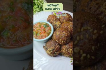 Healthy Ragi Appam Recipe | Weight Loss Ragi Appe Breakfast | Easy Millet Snacks