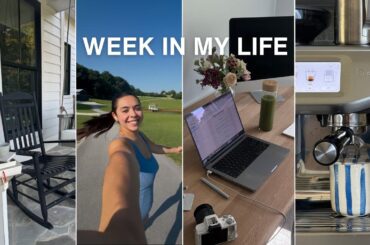 soft-girl summer vlog | healthy recipes, books, countryside life