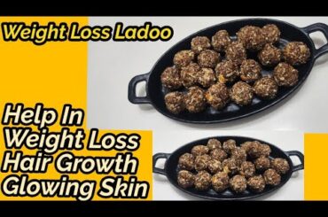Weight Loss Ladoo Recipe | Protein Laddu | Diet Recipes For Weight Loss | Hair Growth Ladoo Recipe