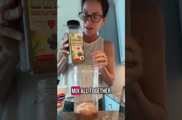 The protein and nutrient packed shake that Dr  Haver drinks.  Recipe in description.