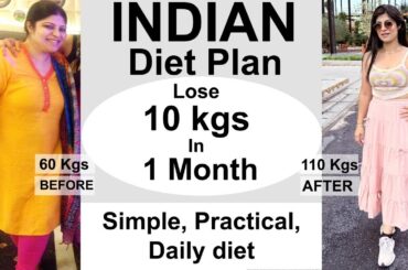Indian Practical Budget Diet Plan| Lose Weight Fast In Hindi| Lose 10 Kgs In 10 Days|Dr Shikha Singh