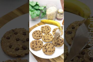 Banana Oats Tahini Cookies #easyrecipes #oatssnacks #healthybreakfastrecipes