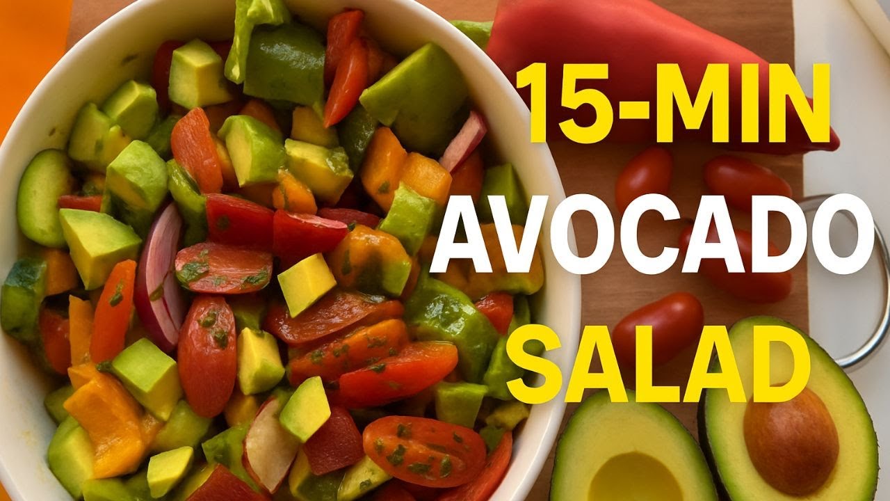 Creamy Avocado Salad in 15 Minutes | Healthy & Easy Recipe Creamy Avocado Salad in 15 Minutes | Healthy & Easy Recipe