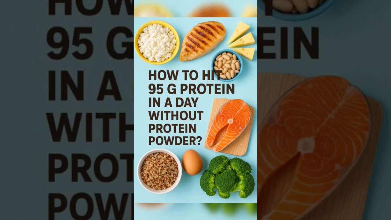 How to hit 95 gm of protein with simple food without protein powder? #whatieatinaday #healthyfood How to hit 95 gm of protein with simple food without protein powder? #whatieatinaday #healthyfood