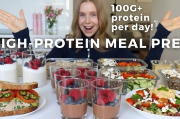Healthy & High protein Meal Prep | Weight Loss Friendly Meals & 100G+ Protein Per Day