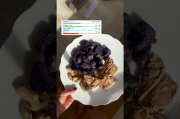 Purple potato and chicken Healthy dinner recipes #cleaneating #whatieatinaday #guthealth