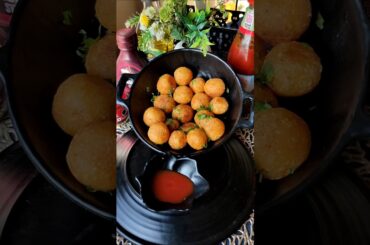 CRISPY POTATO BALLS| LITE EVENING SNACK| EASY PARTY RECIPE IDEAS BY DILLI DASTARKHWAN #shorts #food