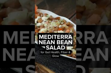 Healthy Salad Recipe | Salad for weight loss ( 1 minute ) | Mediterranean Bean Salad  #vegansalad