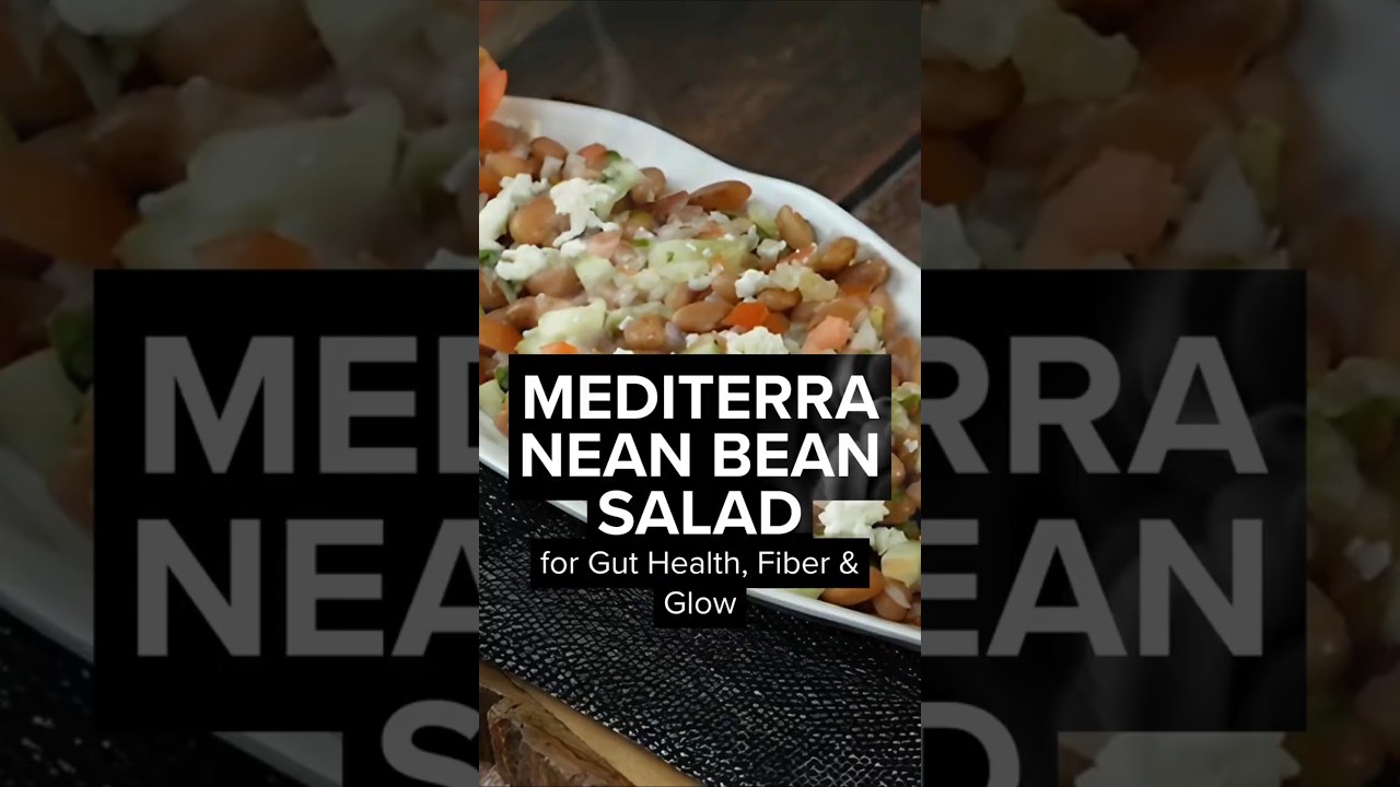 Healthy Salad Recipe | Salad for weight loss ( 1 minute ) | Mediterranean Bean Salad #vegansalad Healthy Salad Recipe | Salad for weight loss ( 1 minute ) | Mediterranean Bean Salad #vegansalad