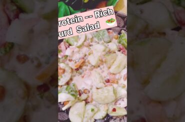 Protein Curd Salad l  Salad Recipe #shorts #salad #protein #food #healthy