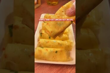 Simple and Fast Breakfast recipe #easybreakfast #easyrecipe #chinesefood #breakfastrecipe #pancake
