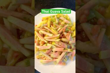 Thai Guava Salad |2 minutes salad dressing #spicy and sweet #healthysalad -4
