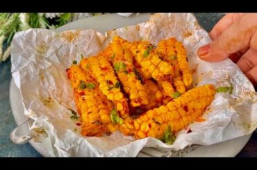 Tasty and healthy evening snack | spicy corn ribs is a perfect evening snack