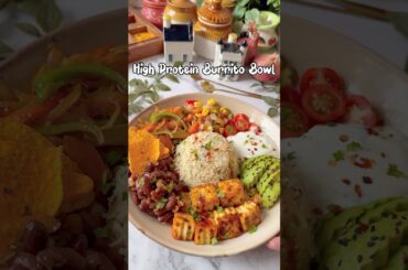 High Protein Burrito Bowl #mexico #rice #recipe #healthy #food #cooking #trending #protein #tasty