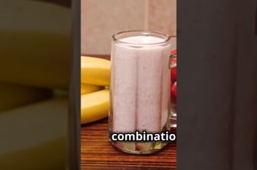 You can replace lunch with this weight loss strawberry smoothie #smoothie #weightloss #usa