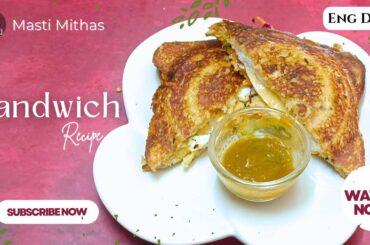 Veggie Sandwich Recipe | Healthy & Easy Lunch Idea | bread sandwich recipe