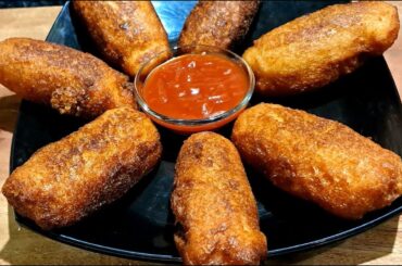 Bread Roll Recipe | Bread Potato Roll Recipe | Evening Snacks Recipe | Healthy Snacks