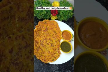 Easy & Quick Healthy Breakfast Recipe |healthy breakfast ideas #shorts #chilla #trending #healthy