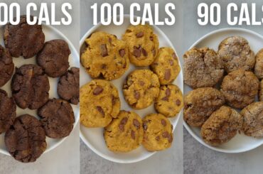 3 High Protein, Low Calorie Cookie Recipes