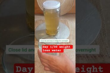 weight loss day 1 detox water recipe  #weightloss #detoxwater #viralvideo #youtubeshorts #shorts