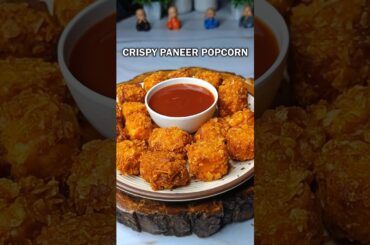 Paneer Popcorn Recipe | Crispy Bites at Home | Healthy Fried Snack | Budget Evening Treat #shorts