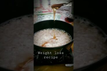 weight loss food |  oats with warm water and honey | shorts | #shorts