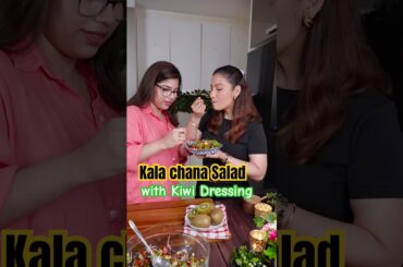 The Kiwi TRICK That Will Change Your SALADS Forever - Kala Chana Salad with Kiwi Dressing