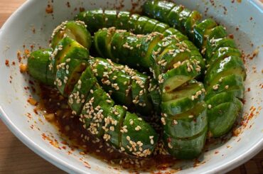 Asian Spiral Cucumber Salad