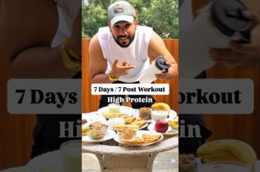 7 days / 7 Post workout high protein meals #postworkout #shorts #highprotein #bodybuilding #fitness