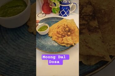 Healthy Breakfast Recipe Ready in 10 minutes (Moong Dal Dosa)#shorts #shortsfeed #shortvideo