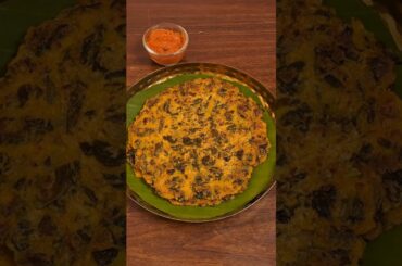 Solam Murungai adai | Jowar Moringa Adai Recipe | Healthy Gluten-Free Protein Breakfast | #shorts