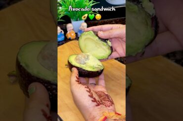Healthiest Avocado Sandwich || Avocado sandwich recipe || #trending #avocado #shorts #cooking