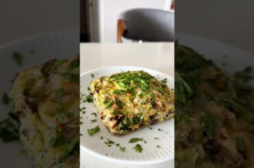 High Protein Low Calorie No Crust Egg Quiche Recipe #eggsrecipe #shorts #quiche #food #cooking #fyp